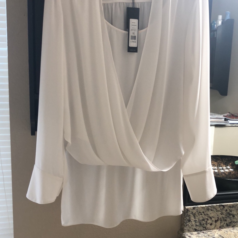 White polyester BCBG
